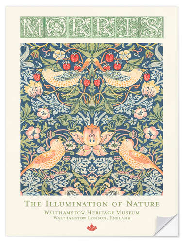 Naklejka na ścianę The Illumination of Nature - William Morris