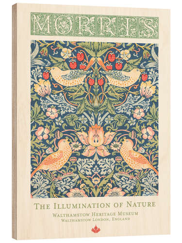 Cuadro de madera The Illumination of Nature - William Morris