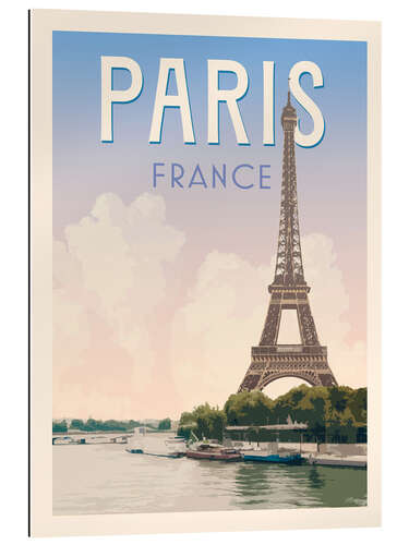 Gallery print Paris Retro Travel Art