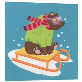 Hartschaumbild Winter FUN-imals III - June Erica Vess