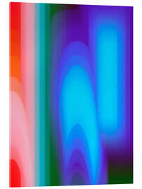 Acrylic print Groovy Prism Gradients II
