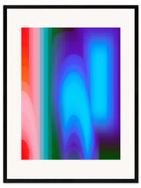 Kehystetty taidepainatus Groovy Prism Gradients II