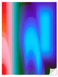 Wall sticker Groovy Prism Gradients II