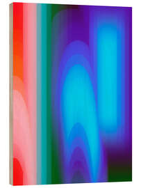 Tableau en bois Groovy Prism Gradients II