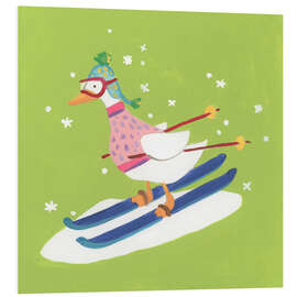 Hartschaumbild Winter FUN-imals I - June Erica Vess