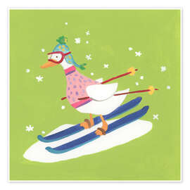 Wall print Winter FUN-imals I - June Erica Vess