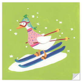 Vinilo para la pared Winter FUN-imals I - June Erica Vess
