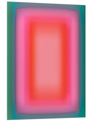 Foam board print Vibrant Aura