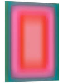 Foam board print Vibrant Aura - Victoria Barnes