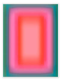 Wall print Vibrant Aura - Victoria Barnes