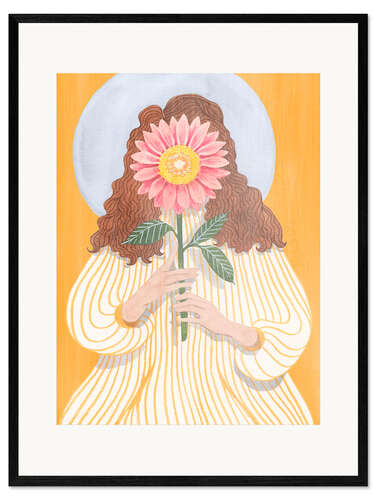 Framed art print She is me II