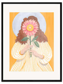 Framed art print She is me II