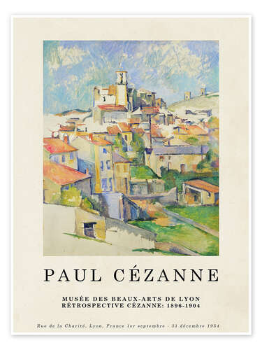 Poster Paul Cézanne, Lyon