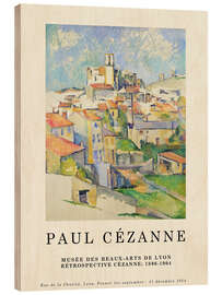 Trätavla Paul Cézanne, Lyon - Paul Cézanne