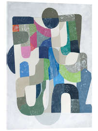 Tableau en verre acrylique Cucumber Slumber II - Coco Good