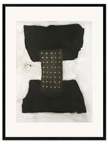 Gerahmter Kunstdruck Black Chapter I