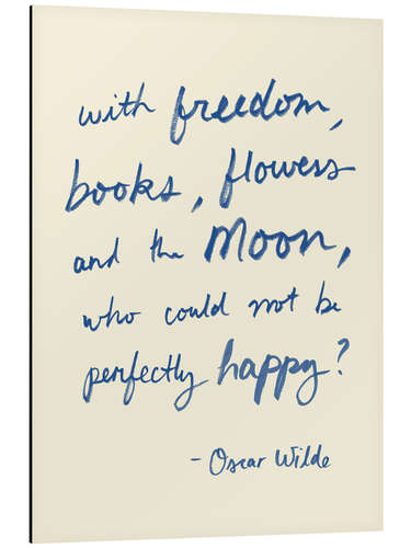 Alubild Oscar Wilde, Zitat