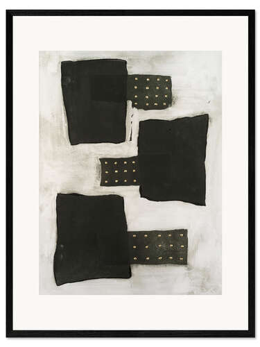 Gerahmter Kunstdruck Black Chapter II