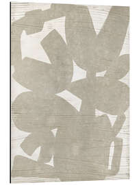 Alubild Abstrakter Blumenstrauß II - June Erica Vess