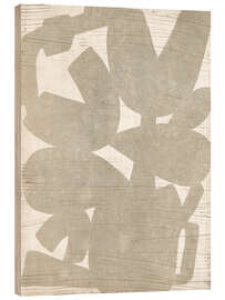 Cuadro de madera Abstract Paper Bouquet II - June Erica Vess