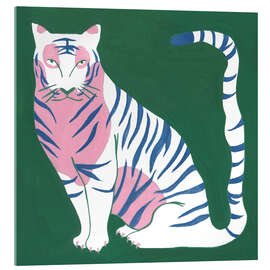 Akryylilasitaulu White Tiger