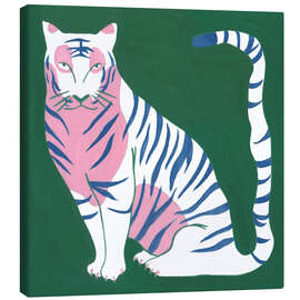 Stampa su tela White Tiger