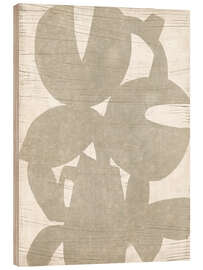 Cuadro de madera Abstract Paper Bouquet II - June Erica Vess