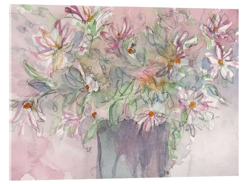 Stampa su vetro acrilico Flowering Bloom Moments I