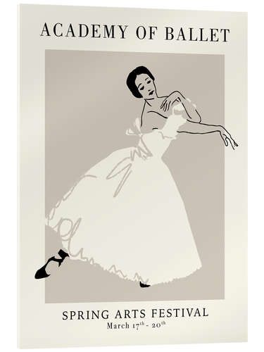 Acrylic print Academy of Ballet - Spring Arts Festival
