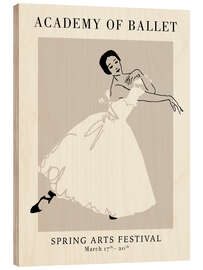 Cuadro de madera Academy of Ballet - Spring Arts Festival - Victoria Barnes