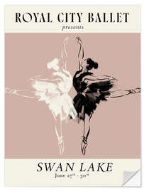 Sticker mural Swan Lake - Royal City Ballet - Victoria Barnes