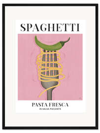 Gerahmter Kunstdruck Spaghetti - Pasta Fresca