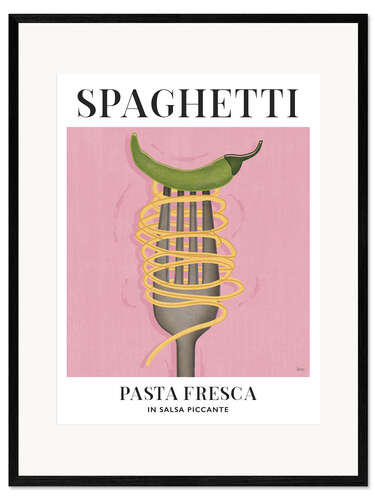 Framed art print Spaghetti - Pasta Fresca