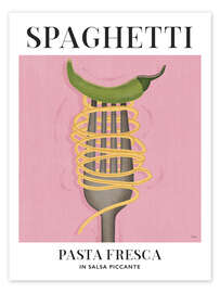 Poster Spaghetti - Pasta Fresca - Veronique Charron