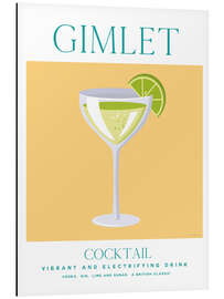 Aluminium print Gimlet Cocktail