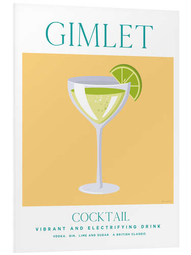 PVC print Gimlet Cocktail