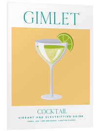 PVC print Gimlet Cocktail