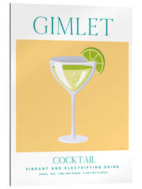Tableau en plexi-alu Gimlet Cocktail