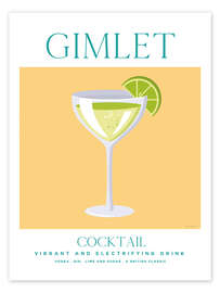 Wall print Gimlet Cocktail - Omar Escalante