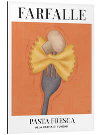 Aluminium print Farfalle - Pasta Fresca - Veronique Charron