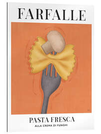 Quadro em plexi-alumínio Farfalle - Pasta Fresca
