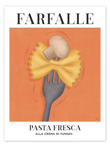 Poster Farfalle - Pasta Fresca