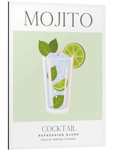 Aluminium print Mojito - Taste Of Tropical Paradise