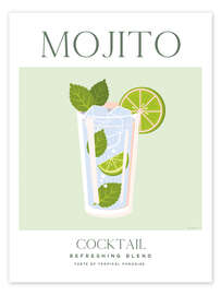 Wall print Mojito - Taste Of Tropical Paradise - Omar Escalante