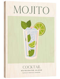 Holzbild Mojito - Taste Of Tropical Paradise - Omar Escalante