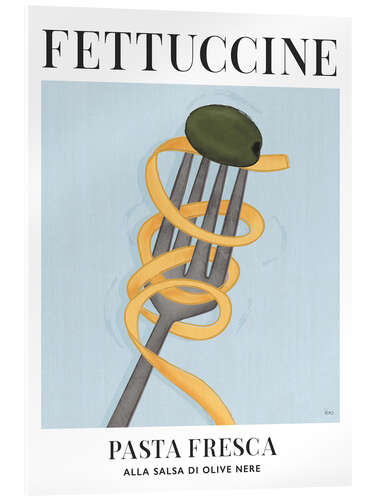 Acrylic print Fettuccine - Pasta Fresca