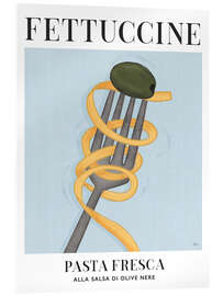 Acrylic print Fettuccine - Pasta Fresca