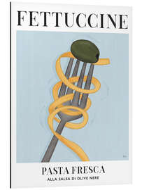 Print på aluminium Fettuccine - Pasta Fresca