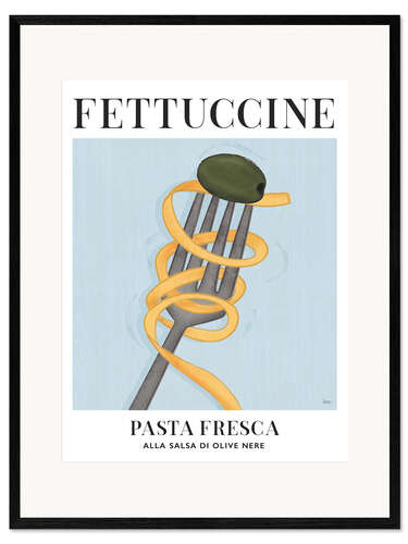 Framed art print Fettuccine - Pasta Fresca