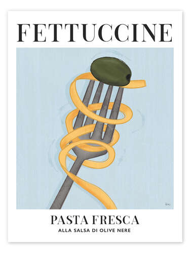 Poster Fettuccine - Pasta Fresca